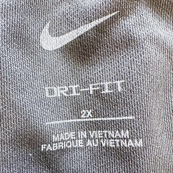 NWT NIKE Women Mid Rise Drawstring Built-in-Underwear Black Shorts Plus Size 2X - Picture 3 of 5